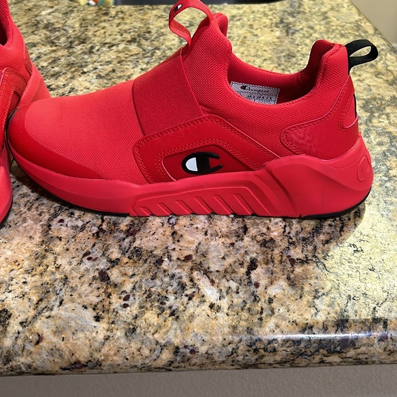 Champion Red Sneakers Legend Slip On Mesh - Picture 3 of 8